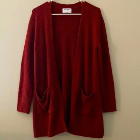 Fuzzy knit cardigan with pockets - Picture 1 of 1